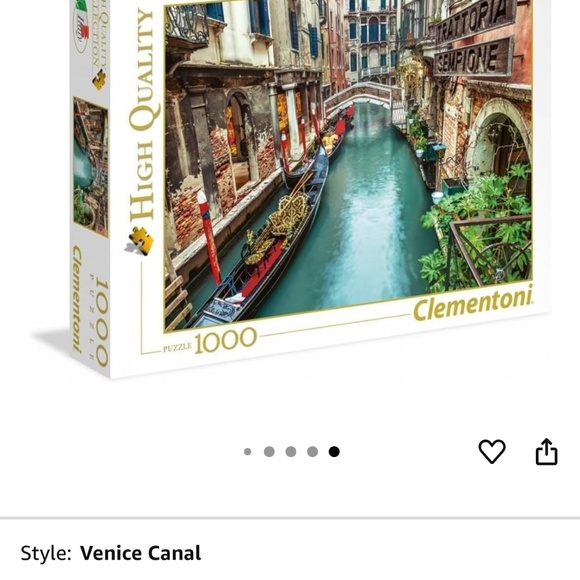 Clementoni - Venice Canal - 1000 pc puzzle - Picture 5 of 8